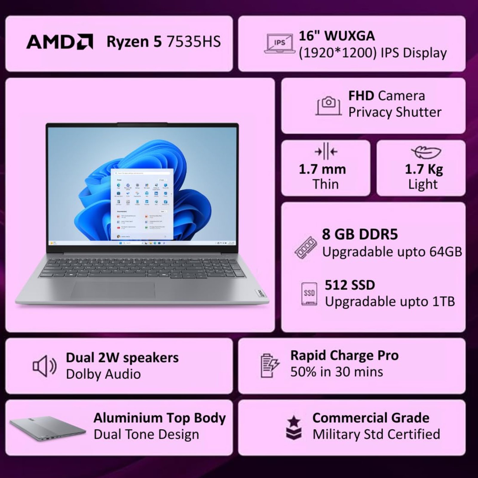 Lenovo Lenovo ThinkBook 16 (512GB) - Image 3