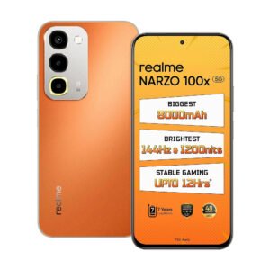 Realme NARZO 100x 5G (128GB, Flash Orange)