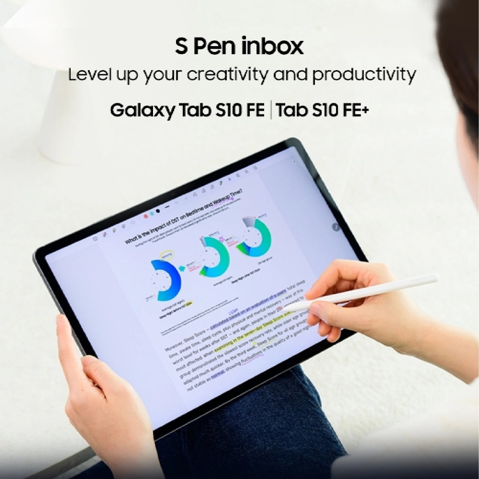 Samsung Galaxy Tab S10 Fe (256GB, Graphite) - Image 3