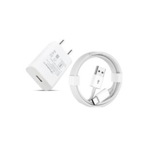 Vivo 44W Flash Charge Fast Charger Adapter with Type-C Cable (White)