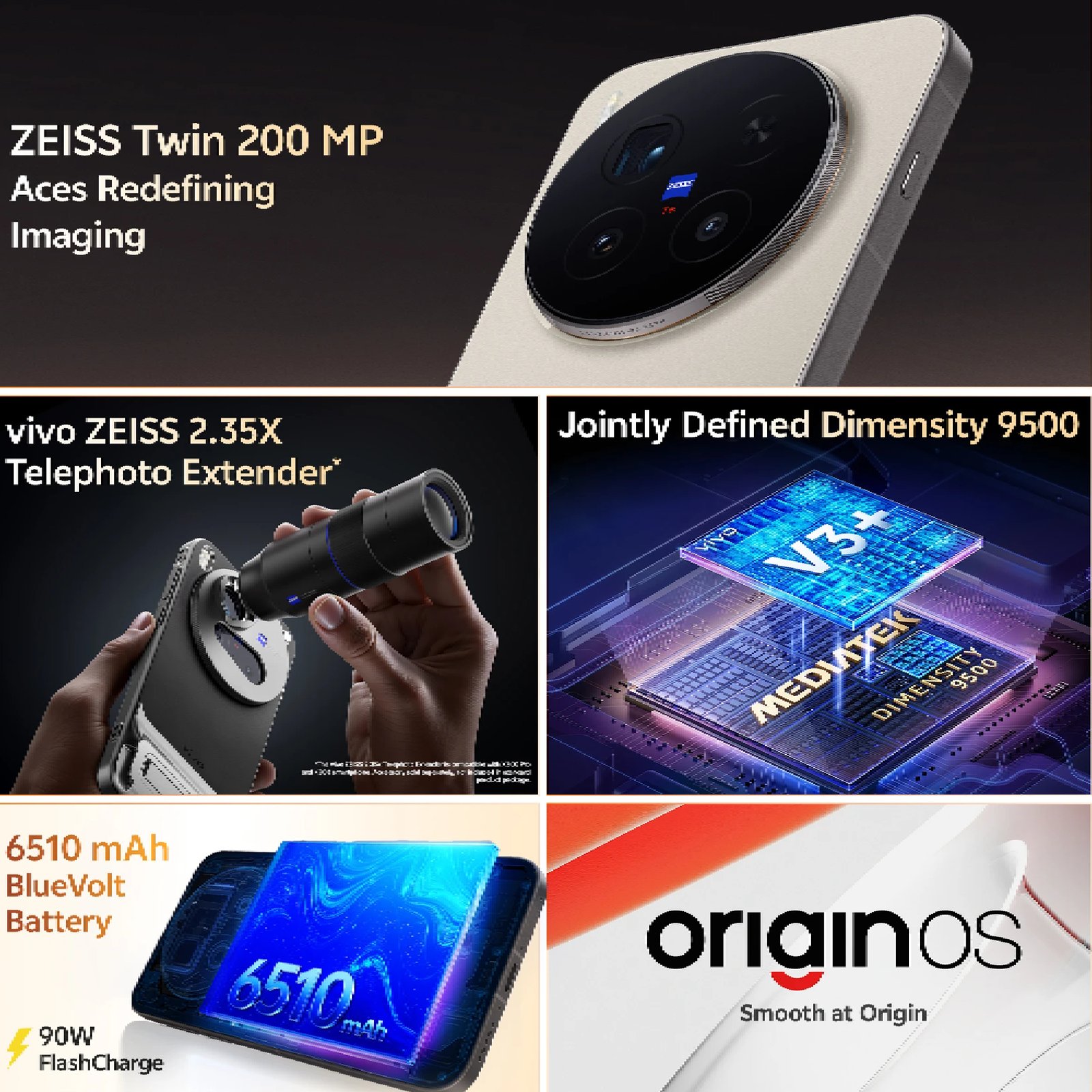 Vivo X300 Pro (512GB, Dune Gold) - Image 7